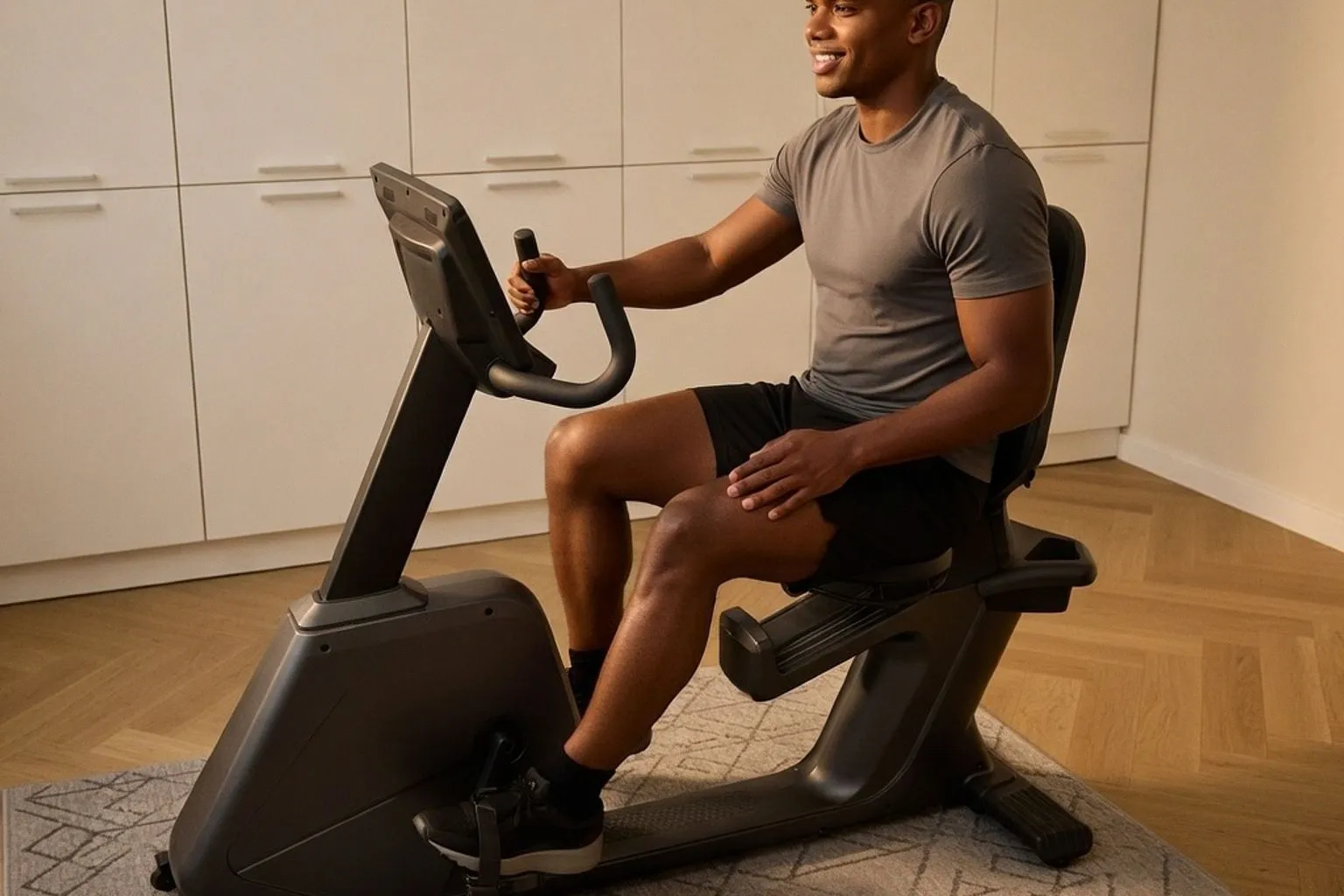 Велотренажер FED Fitness RE3: профессиональный уровень комфорта в условиях квартиры